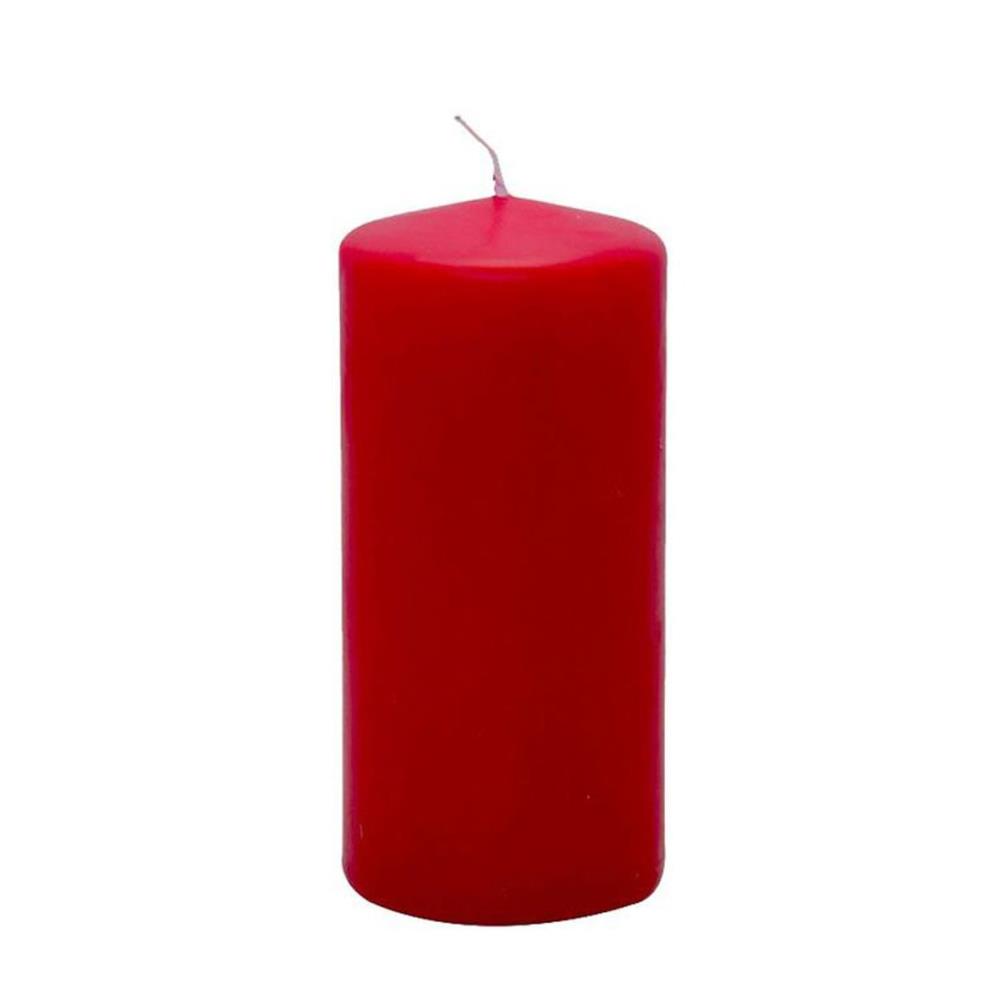 Bolsius Red Pillar Candle 10cm x 6cm £3.50